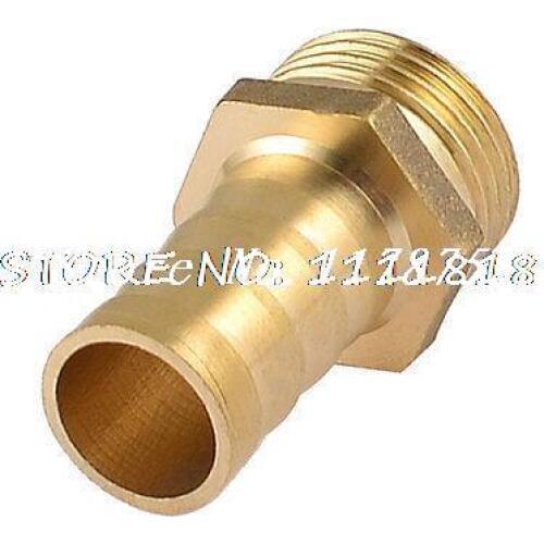 21mm 1/2" PT Male 14mm Hose Barb Nipple Fitting Brass Quick Joint Coupler