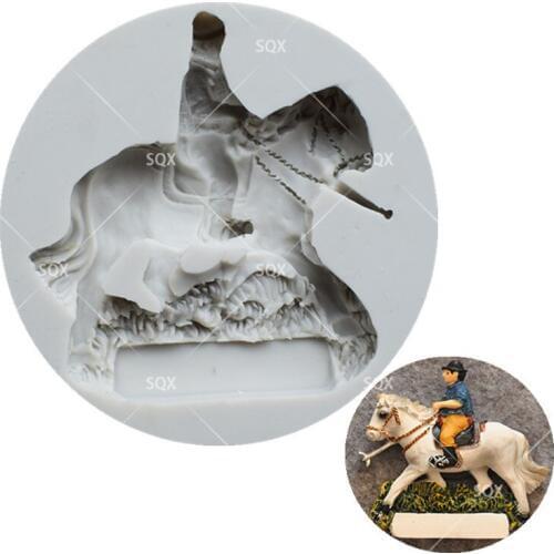 Riding Mens Silicone Mould, Cake Decorating Tool, Chocolate Mould, Fondant Mould 1538