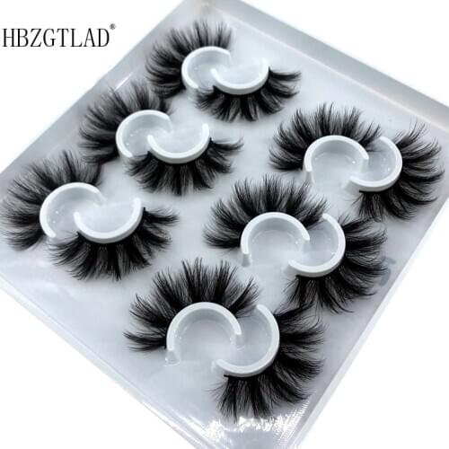 2019 New 6 pairs natural false eyelashes fake lashes long makeup 3d mink lashes eyelash extension mink eyelashes for beauty
