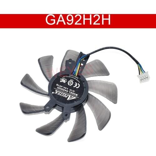 NEW GA92H2H DC 12V 0.35A 4-Wire C.T.C 49x46x16mm Dia. 85mm PWM Graphics Fan for GTX760 Working
