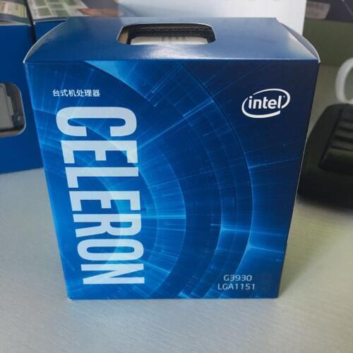 100% new and original Intel G3930 CPU 2.9G 51W 2 Cores 2 Threads B0 1151 14NM HD610 DDR4 Desktop PC cpu Processor