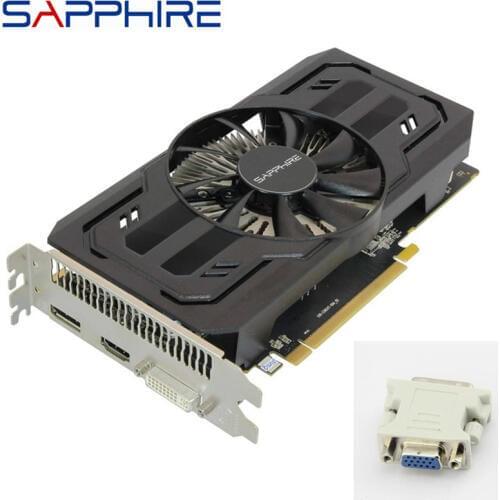 Original SAPPHIRE R7 260X 2GB Graphics Cards GPU AMD Radeon R7260 R7 260 2GB Screen Video Cards Computer Game Map VGA PCI-E X16