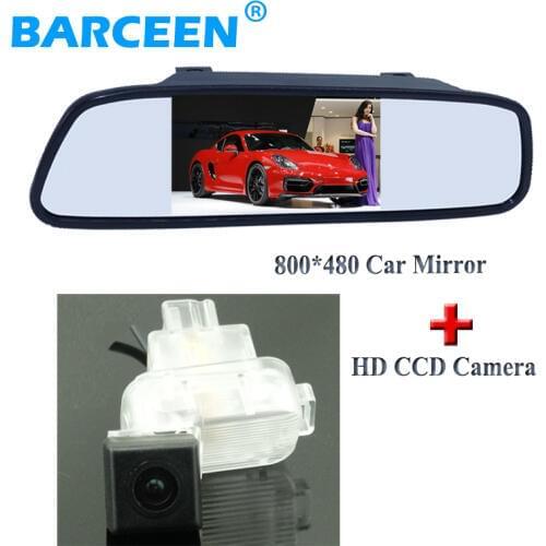 Bring car parking line original car rear reserve camera 170 angle with 4.3" car parking mirror for Mazda 6 (2014~2015)/ATENZA