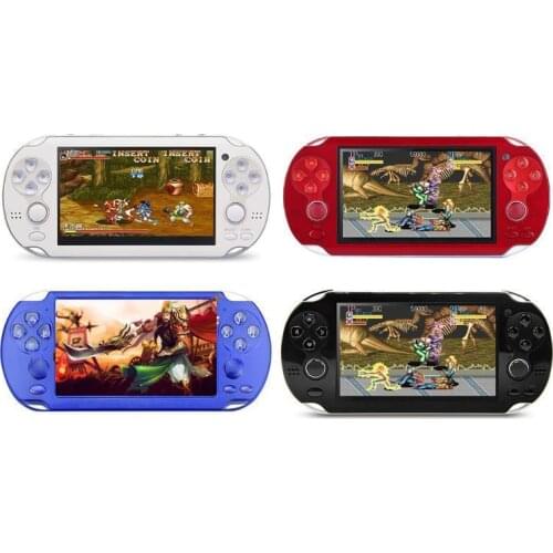 4.3 inch Retro Games Handheld Game Console Dual Joystick 8G Hand Held Gaming Device Support PC Camera TXT Book for Children