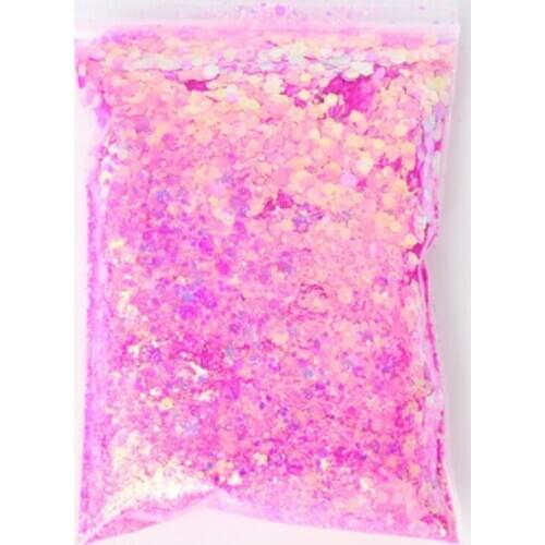 500g-BAG Iridescent Nail Glitter Flakes Laser Sequins DIY Manicure for Nail/makeup/Eyeshadow Heat Resistant Tumbler Glitter PD86