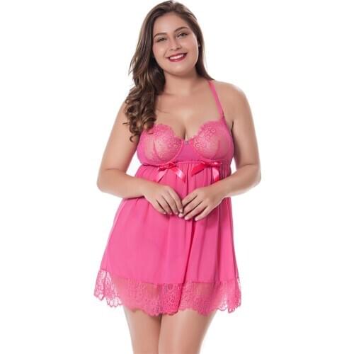 Sexy Pink Lingerie Women Porno Lingerie Sexy Hot Erotic Underwear Plus Size Nightwear Sex Costumes Exotic Apparel sex clothes