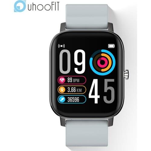 Uhoofit P9 Smart Watch Woman Men Full Smartwatch Built-in game IP67 waterproof Heart Rate Sleep Monitor For iOS Android phone
