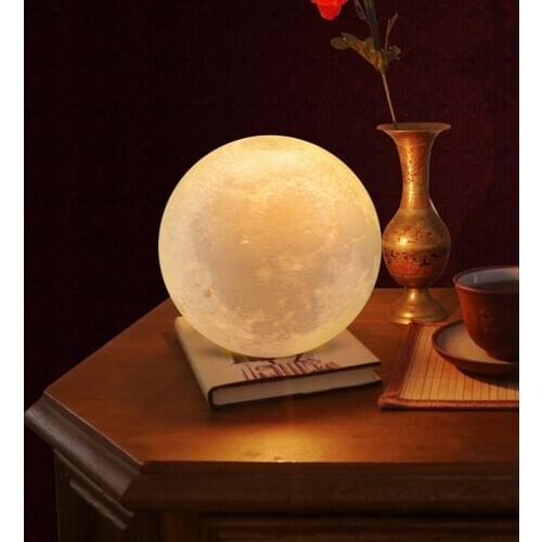 Led Night Light 3d Print Moon Lamp Rechargeable Color Change 3d Light Touch Moon Lamp Childrens Lights Night Lamp For Home #T2G
