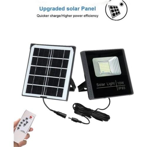 51leds Solar Light Outdoor Waterproof Lamp Security Lighting Wall Sconces with Mounting Pole for Barn Porch Garage seperable pan