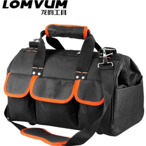 LOMVUM electric screwdriver Waterproof Travel Bags Men Crossbody Bag Electric drill Bags Large Capacity Bag for power Tools