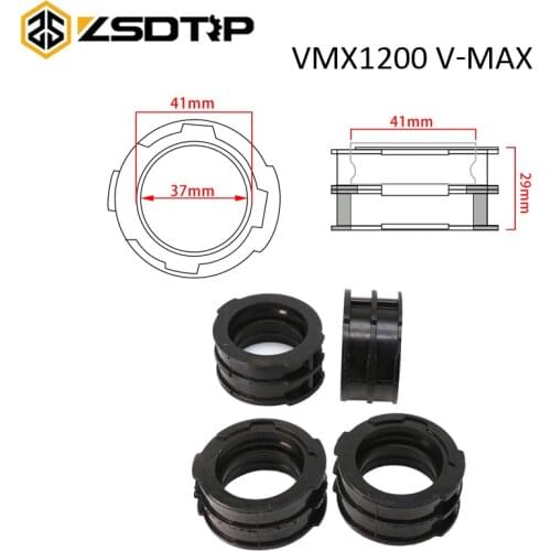 ZSDTRP Motorcycle Carburetor Joint Intake Manifold Rubber Boot Adapter For Yamaha VMAX 1200 V-MAX 1200 VMX1200 1985 - 2007 1986