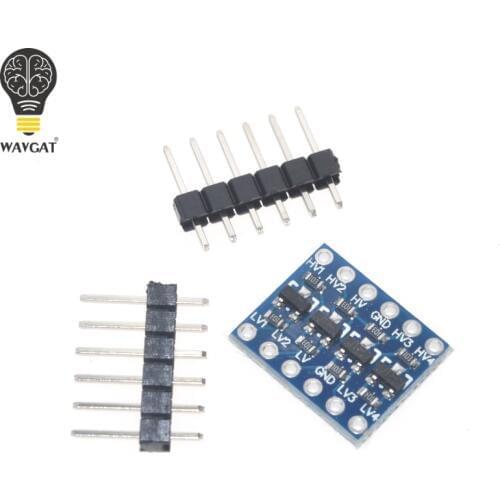 10PCS 4 channel IIC I2C Logic Level Converter Bi-Directional Module 5V to 3.3V For Arduino