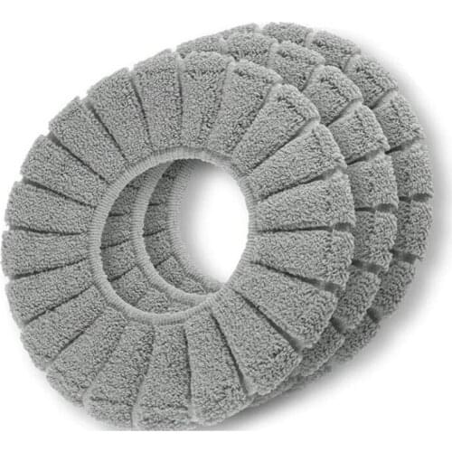 3Pcs Toilet Seat Cover,Bathroom Soft Seat Cushion Cover Stretchable Washable Toilet Seat Covers for Bathroom Toilet Seat