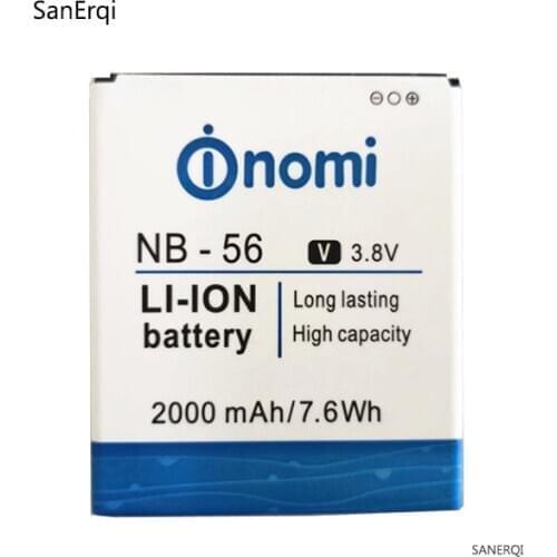 2000mAh high quality NB-56 Battery for nomi NB-56 smart phone cell phone battery