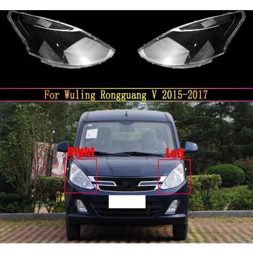 Car Front Headlamp Head Lamp Light Lampshade Lampcover Auto Glass Lens Shell For Wuling Rongguang V 2015 2016 2017