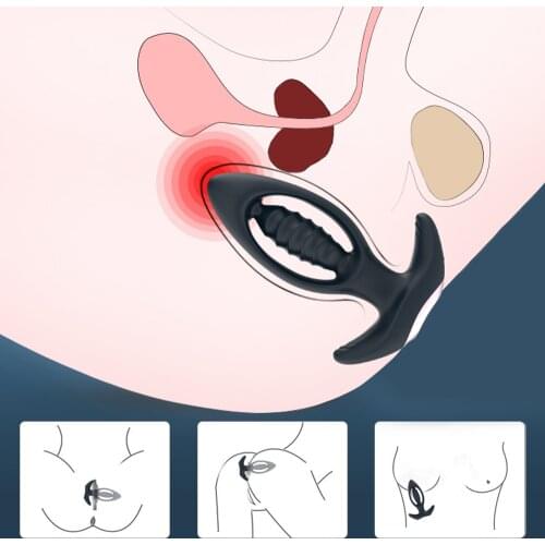 Wireless Remote Control Hollow Anal Vibrator Male Prostate Massager Huge Dildo Vibrators For Men Gay Big Butt Plug Anal Sex Toys