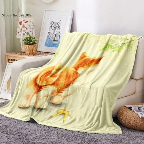 Lovely Cute Cats Flannel Blanket 3D Print Kawaii Cartoon Fleece Blanket For Kid Adult Throw Blanket Nap Office Sofa Soft Blanket