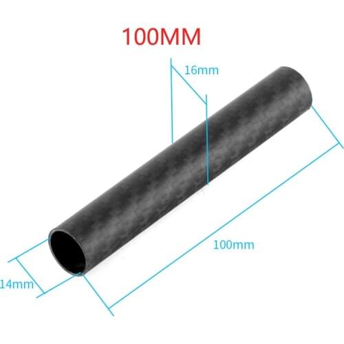 JMT High-strength 3K Carbon Fiber 16*14*150MM 16*14*185MM Tube Twill Matt For Plant Protection UAV Drone
