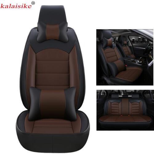 Kalaisike leather universal car seat covers for Great Wall all models Tengyi M4 C30 C50 M2 Hover H2 H5 H6 H7 H8 H1 car styling