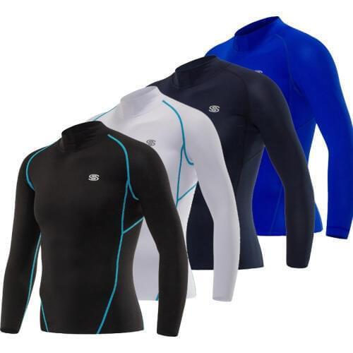 Golf Cool Dry Compression Long Sleeve Baselayer Athletic Sports Golf Underwear T-Shirts Tops