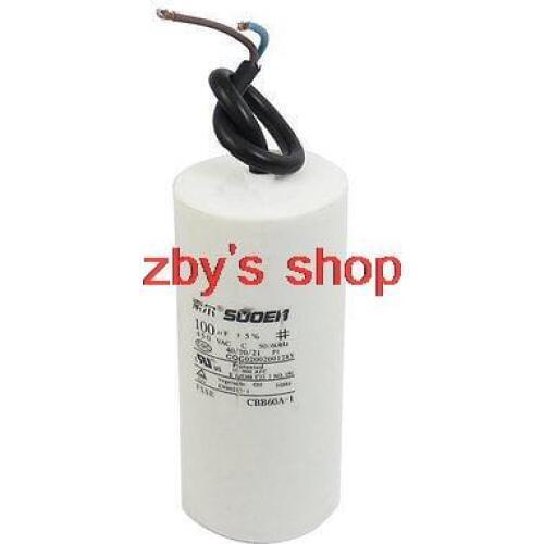 CBB60A-1 AC 450V 100uF Non Polar Polypropylene Film Motor Start Capacitor