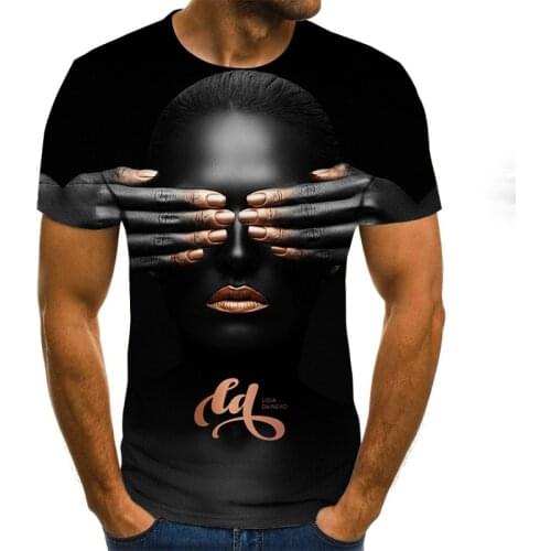 The Latest 3D Printing Hip-Hop Punk Hand Unisex Short-Sleeved Personalized Round Neck Pullover XXS-6XL Plus Size T-Shirt