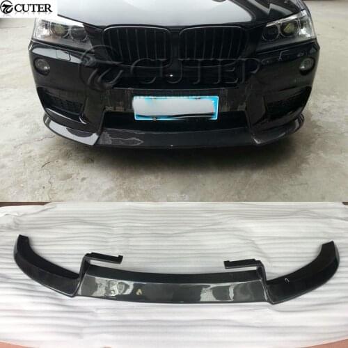 F25 X3 MT Carbon fiber front bumper lip Spoiler rear diffuser for BMW F25 X3 M-TECH bumper 13-16