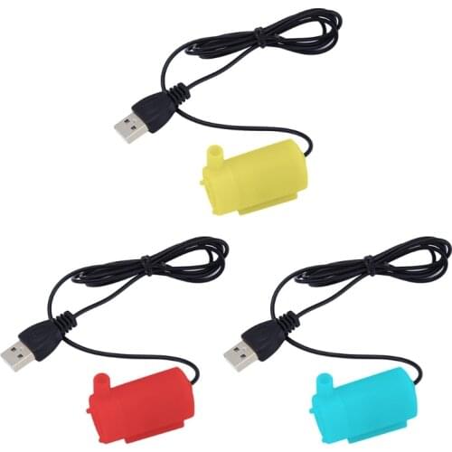 Micro Submersible Water Pump Fish Tanks Aquarium USB Powered DC 5V 2-3L/min Mini Motor Water-pump