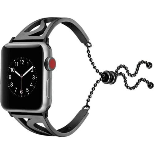 Women Band for Apple Watch 38mm 42mm 40mm 44mm Stainless Steel Strap Fashion Metal Bracelet correa iWatch Series 6 5 4 3 2 1