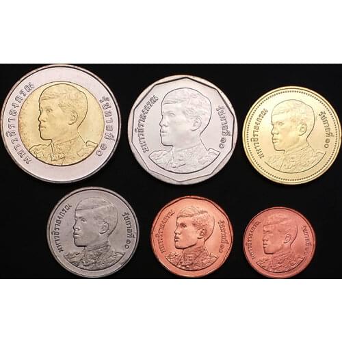 Thailand 2018 Set 6 New Genuine Original Coins 100% Real Collect Issuing Coins Unc Aisa