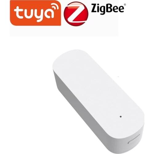 One PieceTuya Zigbee Smart Vibration Sensor Detection Security Protection Real-Time Alarm Push Status Sync Via Smart Life APP