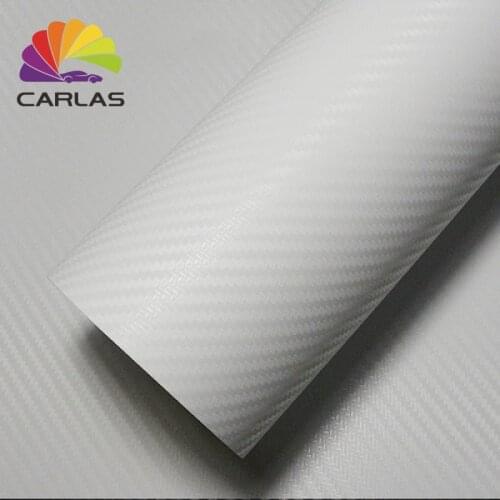 30cmx127cm 3D Carbon Fiber Vinyl Car Wrap Sheet Roll Film Car stickers and Decals Motorcycle Car Styling Accessories Automobiles