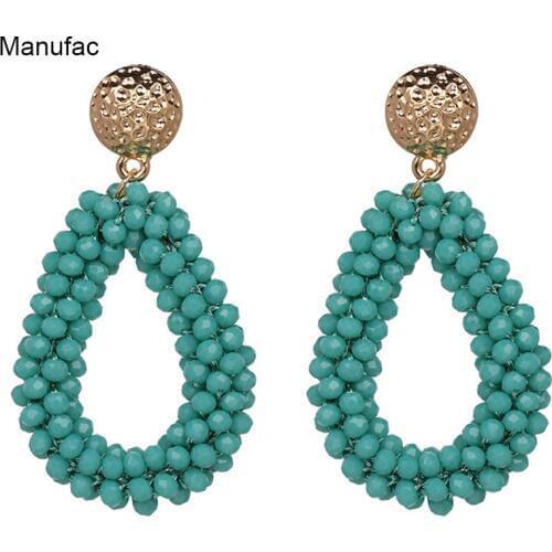 New Earings 2017 Women Big Long Earrings Bohemian Vintage Jewelry Earrings Gold Hoop Pendientes Largos Mujer De Fiesta