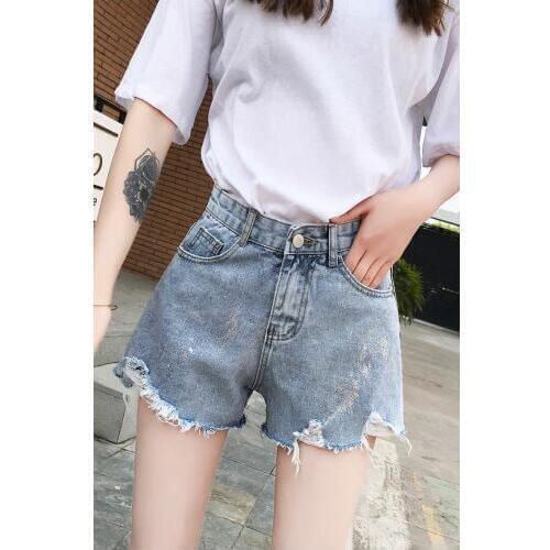 A214-Summer trendy one button skinny pants wide leg pants