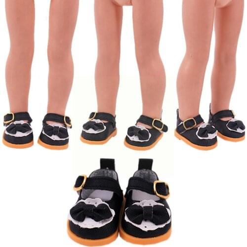 14 inch Fashion New Dolls Shoes Sandals Mini Toy Shoes Accessories Can Toys Kids Shoes Gift 4 Choose For Dolls Leather Color M1Y