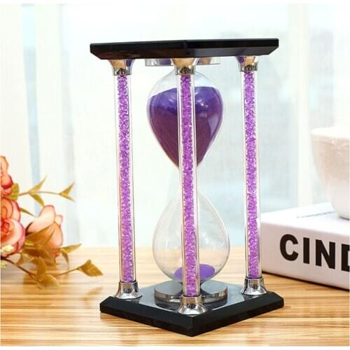 15/30/60 MINS CRYSTAL DIAMONDS HOURGLASS SQUARE SHAPE SAND CLOCK TIMER XMAS GIFT GLASS SANDGLASS WEDDING LADY GIFT HOME DEAOR