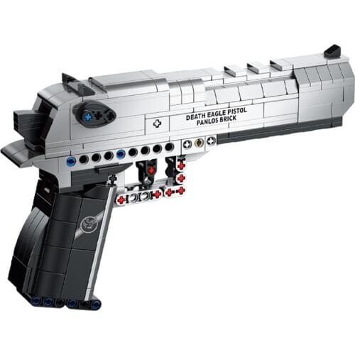 360Pcs 1:1 Simulation Weapon Building Blocks Blaster Bricks Toy Educational Shooting Toy For Children Kids Toys Birthday Gift