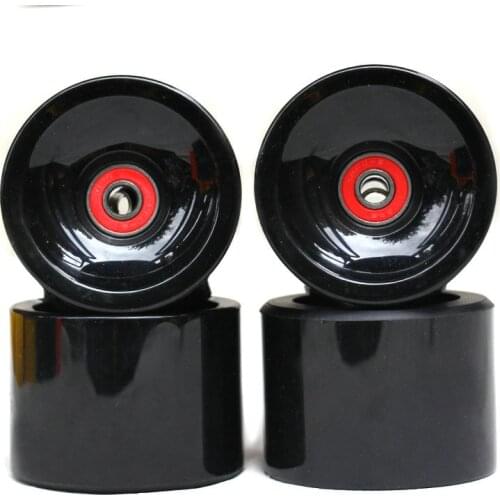 4pcs Soft Big Wheels Skateboard Longboard Wheels PU 70MM Durable Super Cruiser Wheels Road Longboard ABEC-9 bearings