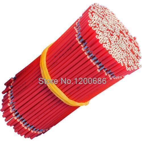 40CM 5 mm half strip UL 1007 18AWG red flexible 20piece/lot 18AWG PVC insulated Wire Electric cable, LED cable