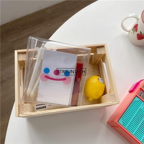 50pcs Clear Bag Travel Makeup Rope Storage Bag Thicken Dustproof Protable Sundries Buggy Storege Office Bag