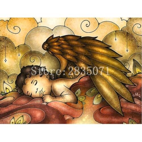 5D Diamond embroidery diy diamond painting cross stitch Angel full square diamond mosaic sets unfinished decorative