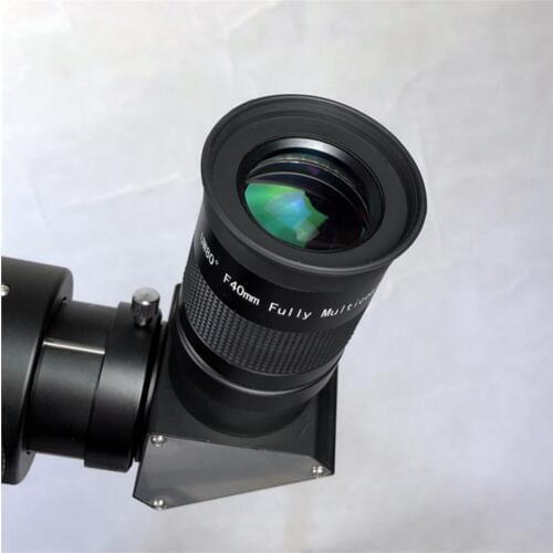 Agnicy Astronomical Telescope Accessories Plossl 40mm Eyepiece 2 Inches 80 Degree Super Wide Angle Optical Lens FMC Eyepiece