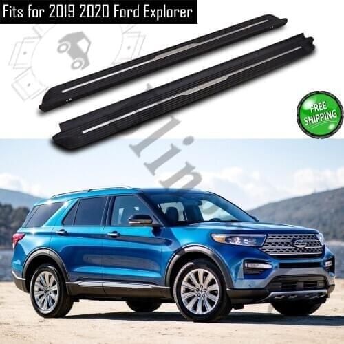 Aluminium alloy side step fits for F ord Explorer 2019 2020 running board Nerf bar pedal protector side stairs platform