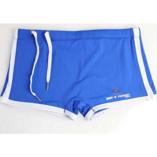 BRAVE PERSON Low Waist Mens Underwear Wholesale Sports Boxers U Convex Design Sexy Swimming Trunks Swimsuit Men Gay Board Sunga