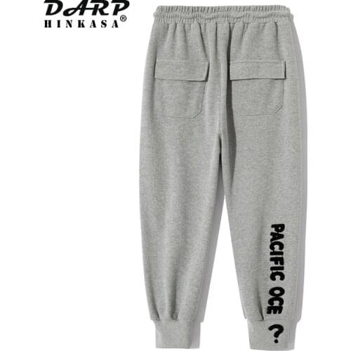 2021 New Big Size Men Letter Printed Cargo Pants Men Hip Hop Streetwear Casual Loose Joggers Pants Cotton Harem Pants Sweatpants