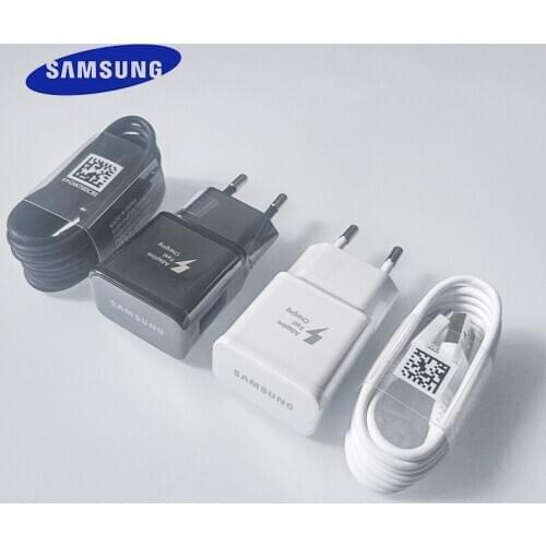 Samsung Fast Charger USB Power Adapter 9V 1.67A Quick Charge Type C Cable for Galaxy M31 A40 A50 A70 A71 S10 S8 S9 Plus note 8 9