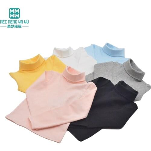 Toys BJD Doll clothes Fashion turtleneck black, white, pink, gray for 1/3 68-75cm BJD uncle Spherical joint doll accessories