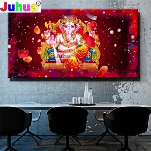 DIY diamond painting Religion, Ganesha, childrens handmade gift diamond embroidery square / round handmade gift home decoration