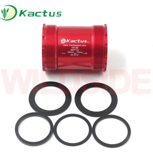 Kactus Bicycle Bottom Bracket T47-30 Shell Width 86.5mm 68-73mm Ceramic Bearing for SRAM Bike Crankset Shell Shaft Diameter 30mm
