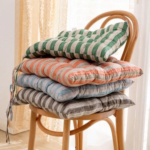 Square Stool Cushions Pearl Cotton Office Computer Chair Protective Mat Soft Seat Pad Buttocks Chair Cushion Backrest Pillow